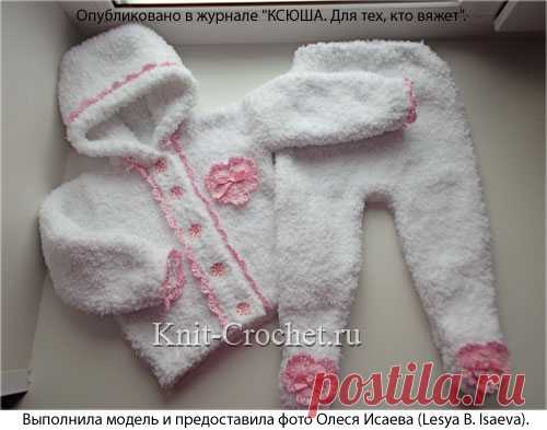 Комплект для малыша спицами. - Малышам на спицах - Вязание спицами - Каталог статей - Вязание спицами и крючком