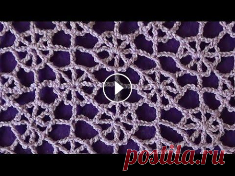 Ажурный узор Паутинка - Lace pattern Cobweb Ажурный узор Паутинка - Lace pattern Cobweb Схема к уроку - Ажурный узор Паутинка состоит из нескольких видов сложных столбиков. При первом взгляде на...