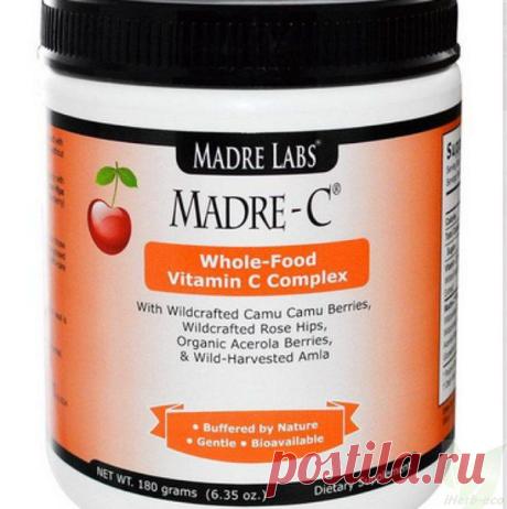 Wall | VK
Madre Labs, Madre-C – комплекс, содержащий витамин C и предназначенный для поддержания здорового образа жизни и необходимого уровня витамина C в организме человека. 
☀ Дополнительные ингредиенты, входящие в состав комплекса (ягоды каму-каму, ацеролы, амлы) позволяют витамину C стабилизироваться и усваиваться максимально эффективно.
Витамин C или аскорбиновая кислота – одно из основных веществ в организме человека, которое необходимо для правильного функционирования костной