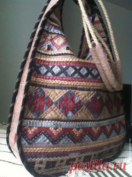 ,, Вереск для Веры &quot; лоскутная сумка. - разноцветный,орнамент,сумка с орнаментом