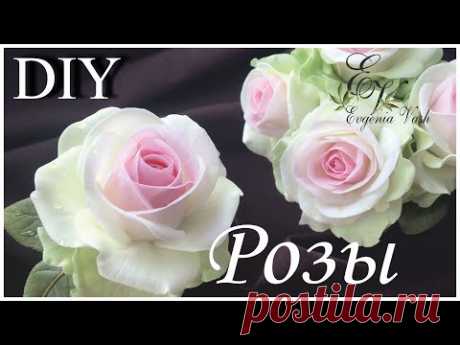 МК реалистичная РОЗА на СТЕБЛЕ | СДЕЛАЙ САМ | Flowers with your own hands