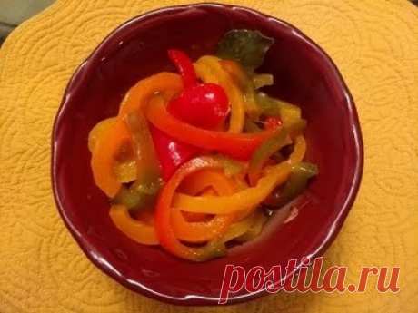 🌶️ ОЧЕНЬ ВКУСНЫЕ МАРИНОВАННЫЕ ПЕРЦЫ - РЕЦЕПТ. НАШ САД