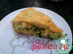 Яично-луковый пирог - кулинарный рецепт