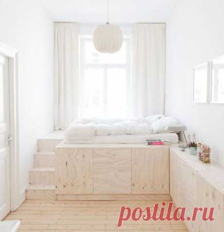 Маленькая спальня: решаем недостаток места - Мой дом