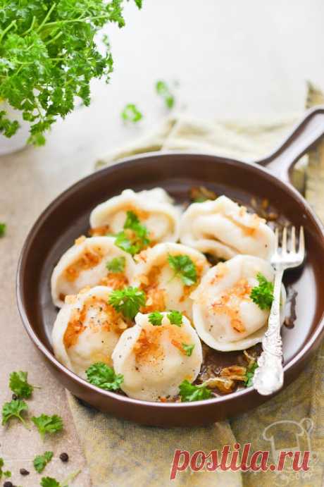 Anyżkowo: кнедли с пържени картофи