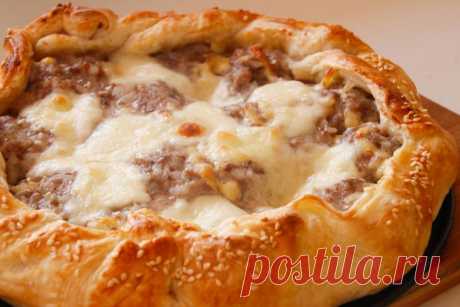 Открытый мясной пирог - пошаговый рецепт