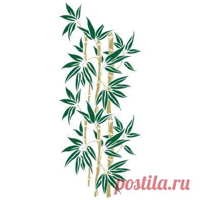 Трафареты растения и деревья/для творчества