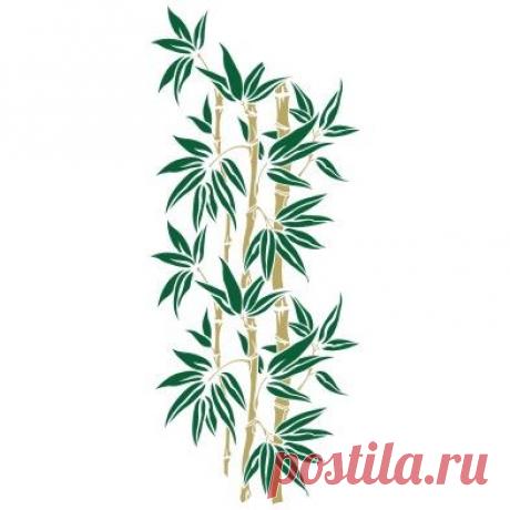 Трафареты растения и деревья/для творчества