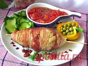 Котлета на шпажке "Веретено" - рецепт..