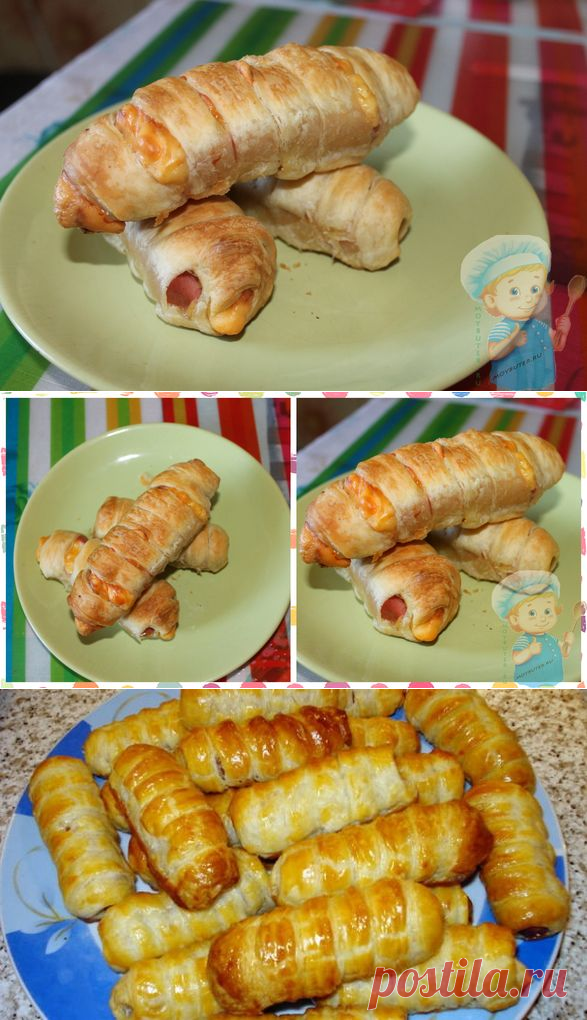 Сосиски в тесте с сыром — безпроигрышный вариант перекуса