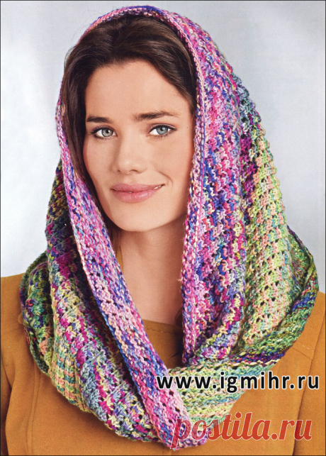 Пестрый шарф &quot;Лента Мёбиуса&quot;
