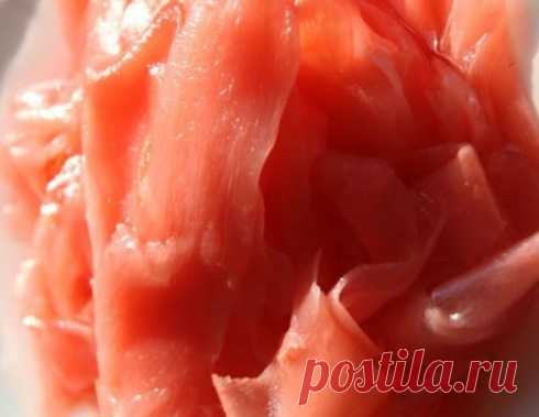 Готовим маринованный имбирь в домашних условиях