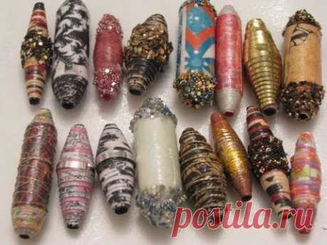 Paper Beads &amp; Resin Part 1