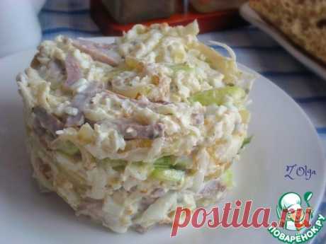 Салат из дайкона и языка - кулинарный рецепт
