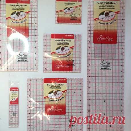 Дюймовые линейки sew easy #лоскутноешитье #дюймовыелинейки