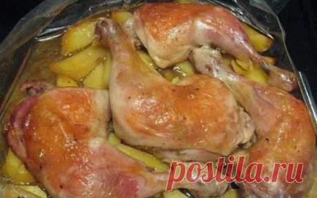 *Вкусная курочка на каждый день - 5 супер-рецептов! * 1) Куриные голени в с...