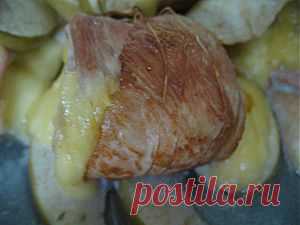 Куриные рулетики с сыром, запеченные | Искусница