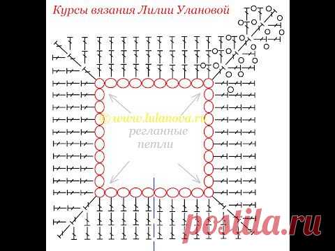Реглан крючком