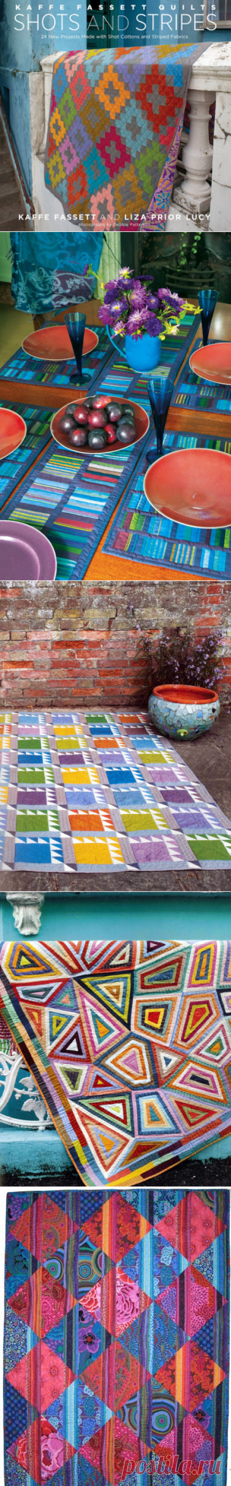 Quilt Inspiration: Winner of 'Kaffe Fasset Quilts: Shots and Stripes' !