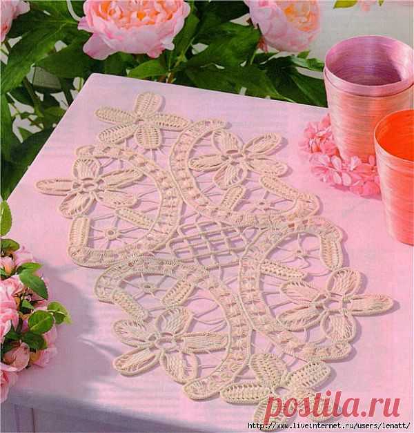 Румынское кружево.Техника вязания.