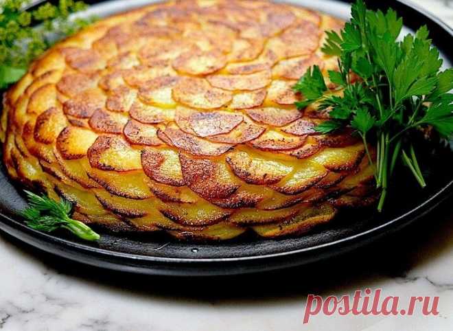Картошка по-французски Буланжер. Готовлю из самых простых продуктов (картошка и лук) изысканое и очень вкусное блюдо | КУЛИНАРНЫЙ ТЕХНИКУМ | Дзен