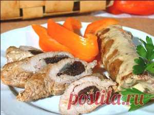 Как приготовить Рулет из свиной пашины: рецепт с фото - мясные блюда