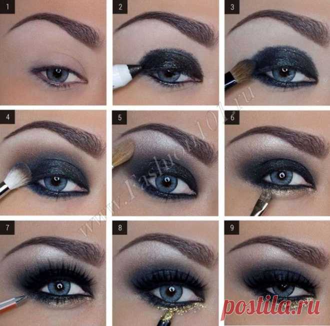 Макияж Смоки айс - популярный вид макияжа