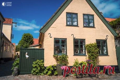 Симпатичная деревня с желтыми домиками - Драгёр - Путешествуем вместе