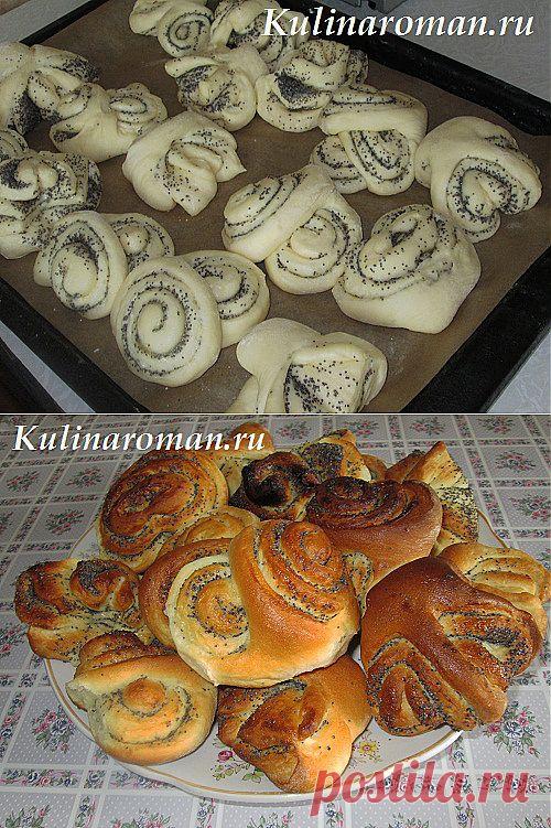 Булочки с маком Сдобные булочки рецепт | Вкусные Рецепты
