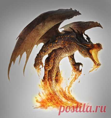 Magma Dragon unleashed by JasonEngle on deviantART