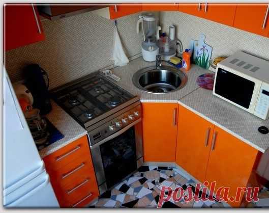 Маленькие кухни - фото кухонь в интерьере, советы дизайнеров
