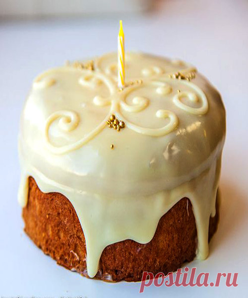 Сливочная глазурь для куличей