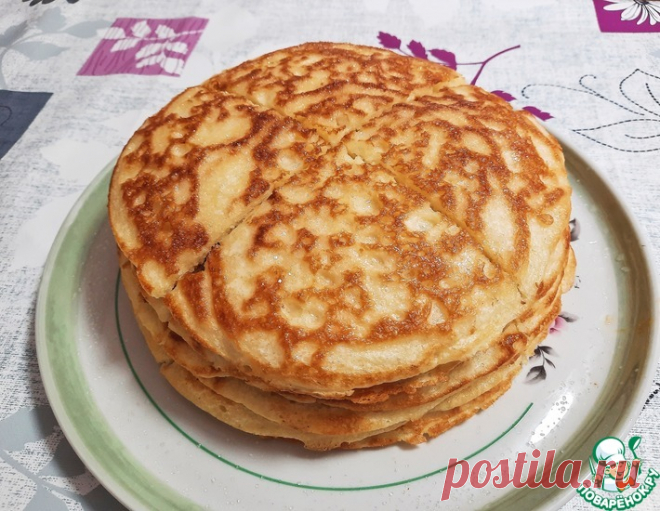 Дрожжевые блины на молоке – кулинарный рецепт