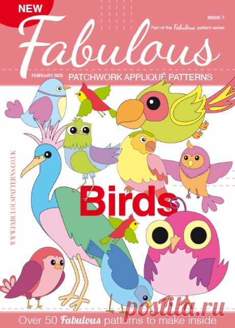 Fabulous Patchwork Appliqué Patterns №7 2025 Birds