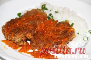 Котлеты из рыбных консервов в томатном соусе | Харч.ру - рецепты для любителей вкусно поесть
