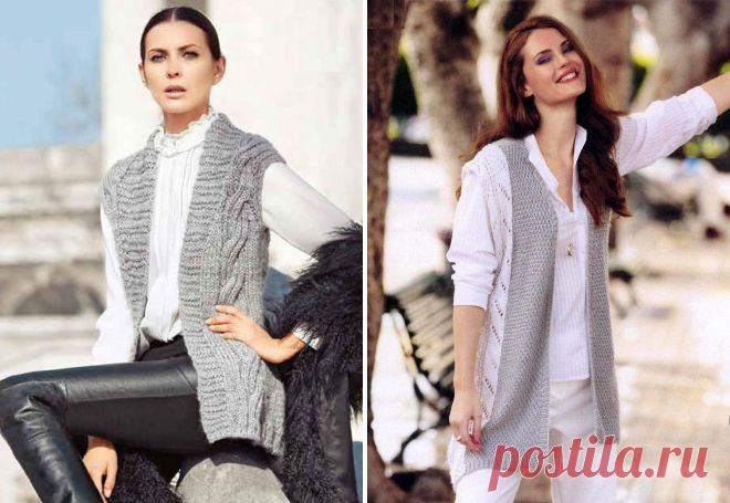 Вязаные жилеты – модный и очень актуальный предмет гардероба | Glamiss | Дзен