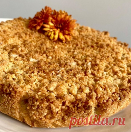 Сбричолата (Sbriciolata) - сладкий пирог с яблочной начинкой