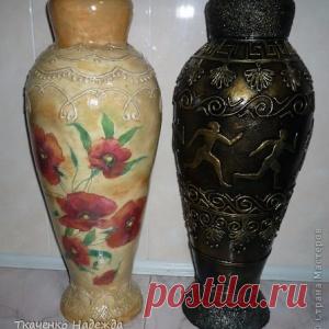 Мастерим напольную вазу