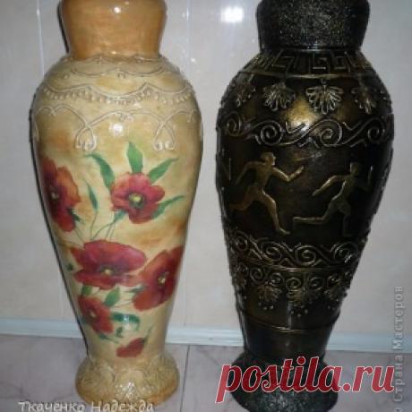 Мастерим напольную вазу