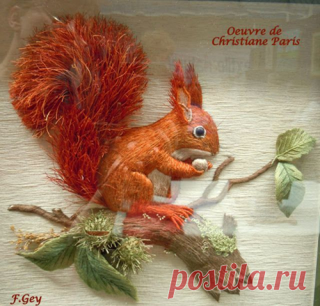 Объемная вышивка Christiane Paris