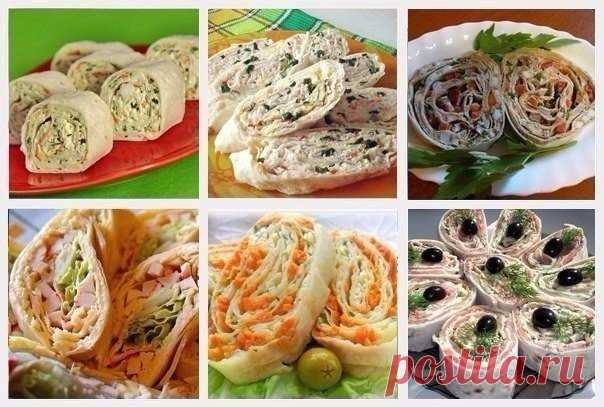 20 самых вкусных начинок для рулета из лаваша / Богатая добыча