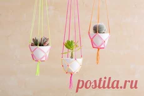 Кашпо для цветов своими руками — Сделай сам, идеи для творчества - DIY Ideas