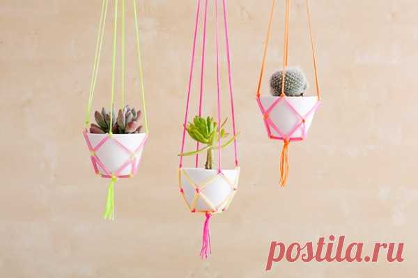 Кашпо для цветов своими руками — Сделай сам, идеи для творчества - DIY Ideas