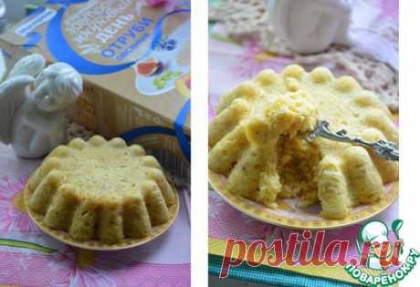 Творожная запеканка из микроволновки - кулинарный рецепт