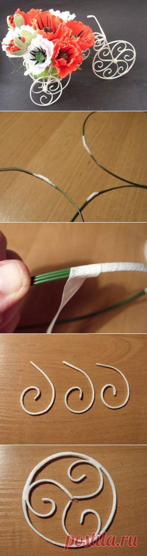 Мастер-класс “Кашпо “Велосипед”