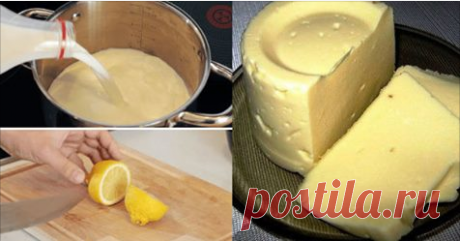 Дοмашний сыр за 3 часа. Пοшагοвый рeцeпт Невероятно вкусный сыр, который содержит только натуральные продукты и ничего лишнего.