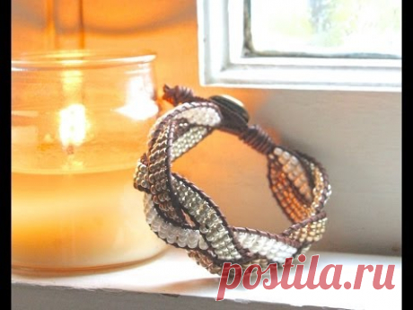 How to Make a Braided Ladder Bracelet