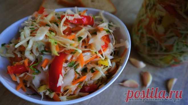 Маринованная капуста быстрого приготовления!