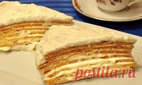 Торт «Парижский коктейль» так и тает во рту!
Удивительно вкусное лакомство, торт готовится из заварного теста и крема, имеет чудесный аромат и уникальный вкус – он просто тает во рту!
Ингредиенты
Тесто:— 3 ст. ложки меда
— 150 гр сахара
— 3 ст. ложки растительного масла
— 180 мл горячей воды
— 500 гр муки
— 1 ч. ложка соды
Крем:— 250 гр сливочного масла
— 600 мл молока
— 3 яйца
— 1 ст. ложки муки
— 1 стакан сахара
— ванилин
— 100 гр лесных орехов или миндаля, измельчить
Рецепт приготовления
1. Р