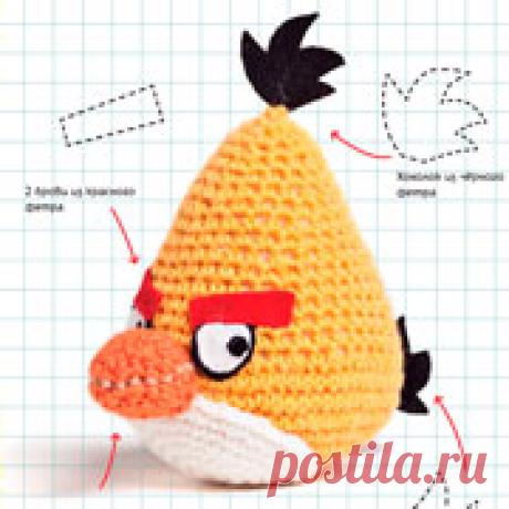 Angry Birds: птички в стиле амигуруми – своими руками. Вязание